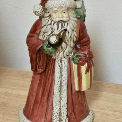 Music Box Porcelain Santa