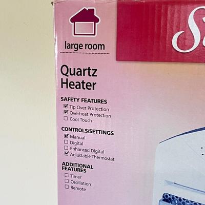 SUNBEAM ~ Quartz Heater With Adjustable Thermostat