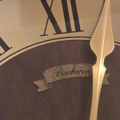Vintage Bucherer Wall Clock