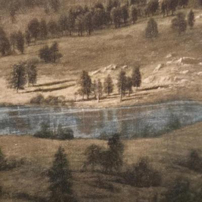 Vintage 'Estes Park' Framed Print