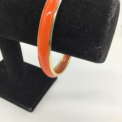 Bright orange fashion bracelet