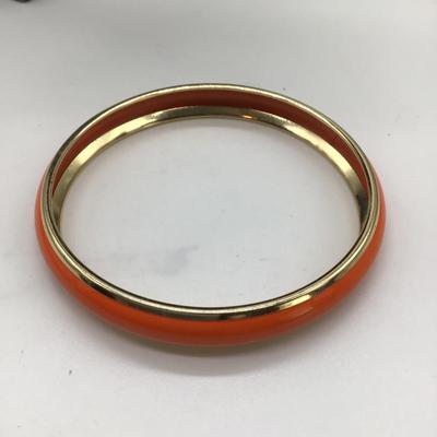 Bright orange fashion bracelet