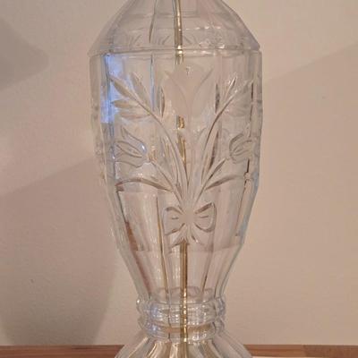 Cut Glass Lamp #1