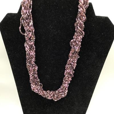 Friends collection purple beaded Necklace