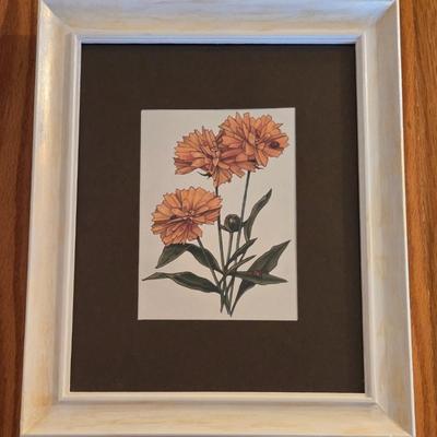 Linda Holt Ayriss 'Ladybugs on Marigold' Print