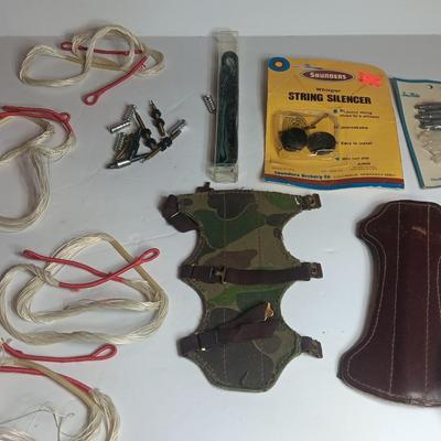 Compound Bow accessories. - Strings - string silencer - Arrow tips - guards and more