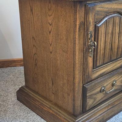 Wood Side Table Cabinet #2