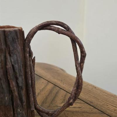 Wood Watering Can Deco