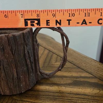Wood Watering Can Deco