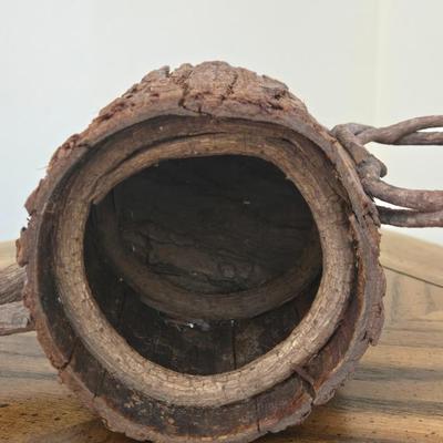 Wood Watering Can Deco