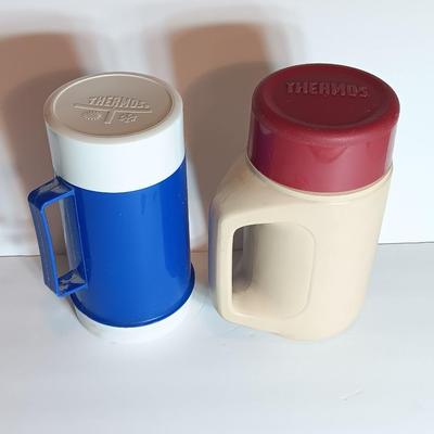 Three thermos- like containers 10-ounce food jar Model 4215 thermos - and model 4415