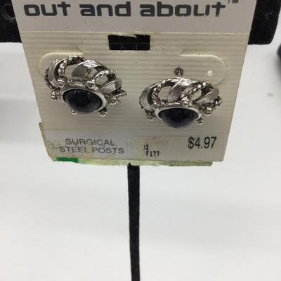 Out and about design earrings