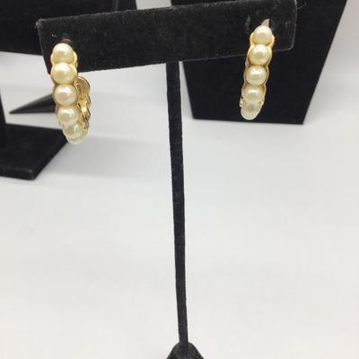 Small hoop earrings