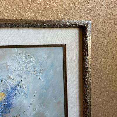 SIGNED FLORAL PAINTING