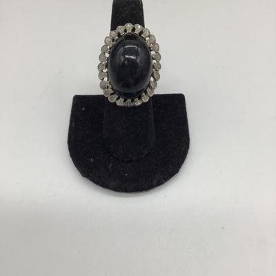 Black costume ring