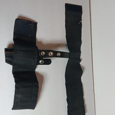 Legster Leather holster with leg straps