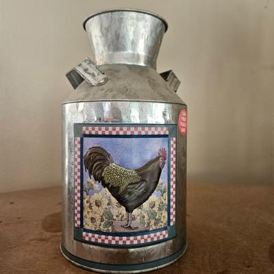 ROOSTER MILK CAN