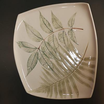 Signed Regan Carney Pottery Plate, 2004