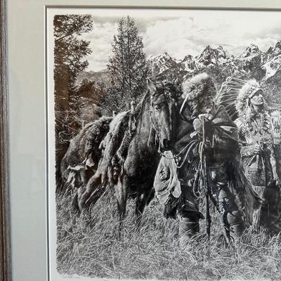 SIGNED & NUMBERED PRINT BY PAUL CALLE â€œTETON FRIENDSâ€