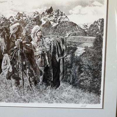 SIGNED & NUMBERED PRINT BY PAUL CALLE â€œTETON FRIENDSâ€