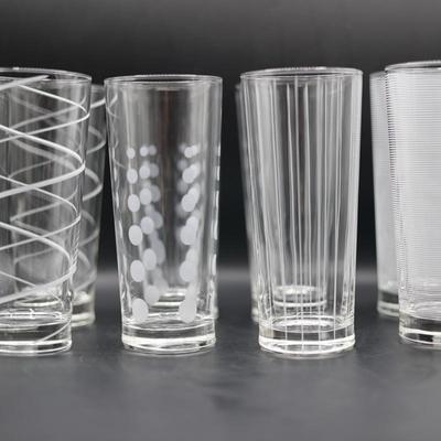 MIKASA Tall Glass Set of Eleven (11)