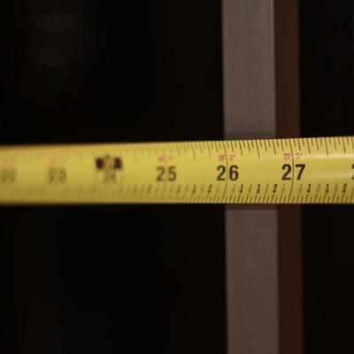 Metal and Tempered Glass Shelves (2)