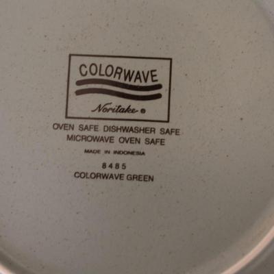 Colorwave Noritake Green Dish Set
