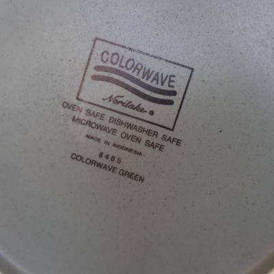 Colorwave Noritake Green Dish Set