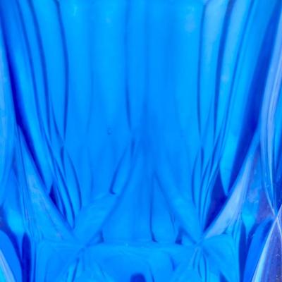 NORITAKE ~ Perspective-Blue ~ Set Of Ten (10) Iced Tea Glasses