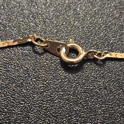 REED AND BARTON The First Christmas Pendant Necklace
