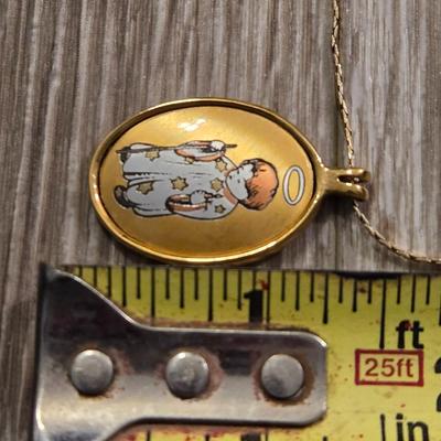 REED AND BARTON The First Christmas Pendant Necklace