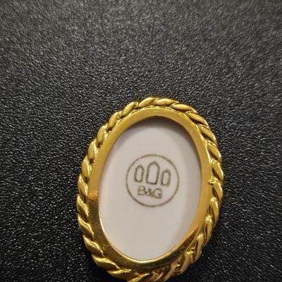 Handpainted Bing & Grondahl Pendant