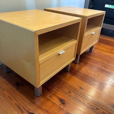 Room & Board “” One Drawer Nightstands (2)