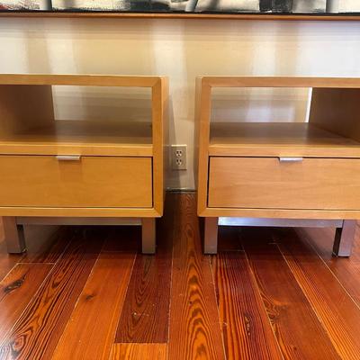 Room & Board “” One Drawer Nightstands (2)