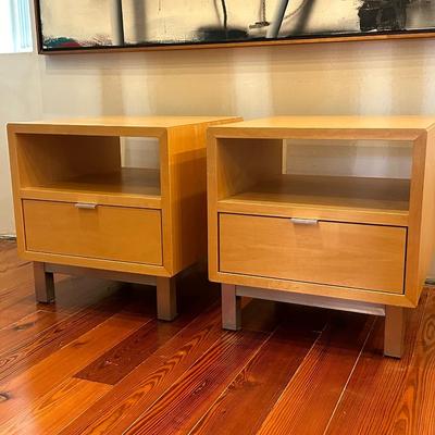 Room & Board “” One Drawer Nightstands (2)