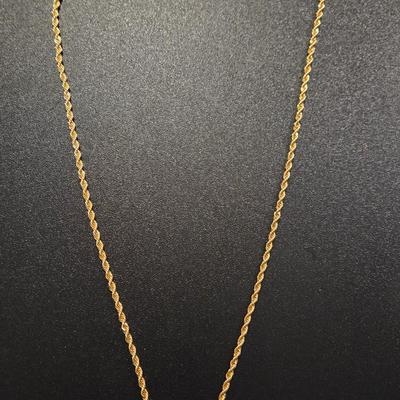 Trifari Gold Rope Chain