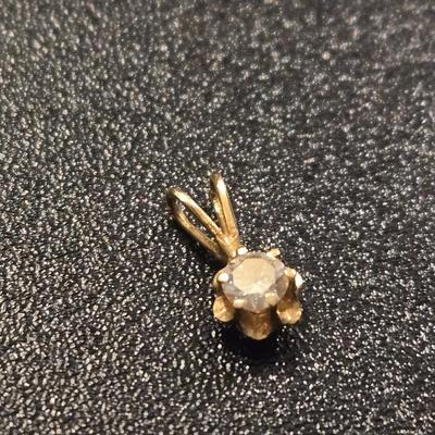 .17 Carats Diamond & 14kt. Gold Pendant