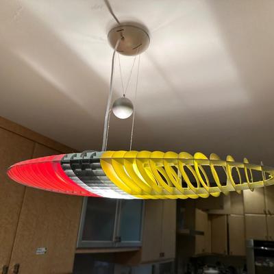 LUCE PLAN Vintage Italian Pendant Lamp (See Description)
