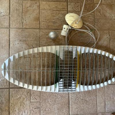 LUCE PLAN Vintage Italian Pendant Lamp (See Description)