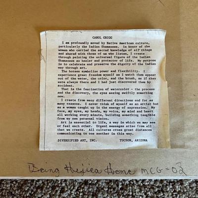 WATERCOLOR PAINTING BY CAROL GRIGG