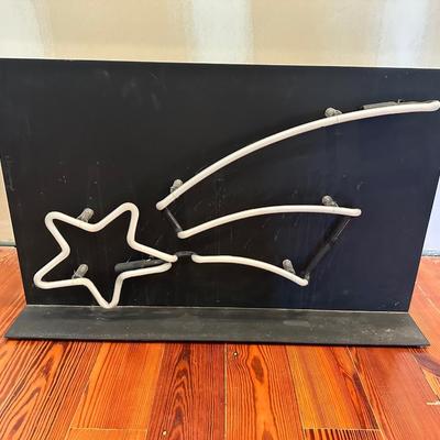 Shooting Star - Metal & Neon - By Eric Ehlenberger