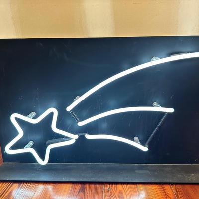 Shooting Star - Metal & Neon - By Eric Ehlenberger