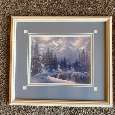 2 - SIGNED & NUMBERED ARTIST PROOF PRINTS BY THE SAME ARTIST - WINTER & SPRING