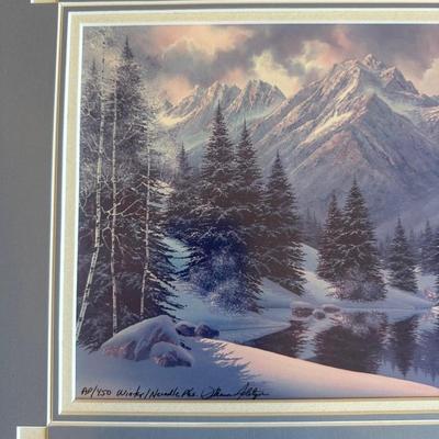 2 - SIGNED & NUMBERED ARTIST PROOF PRINTS BY THE SAME ARTIST - WINTER & SPRING