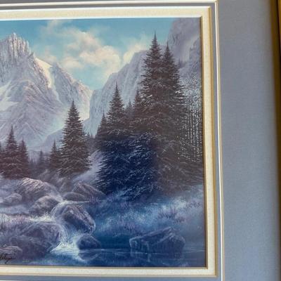 2 - SIGNED & NUMBERED ARTIST PROOF PRINTS BY THE SAME ARTIST - WINTER & SPRING