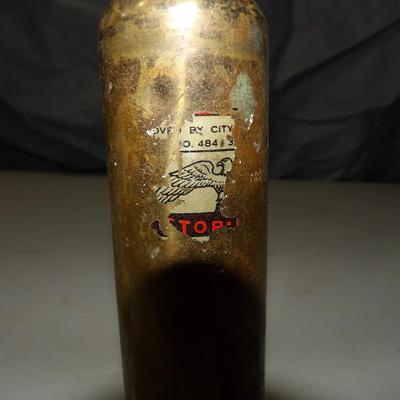Antique General Detroit Brass Fire Extinguisher