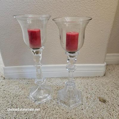 PAIR OF CANDLE HOLDERS