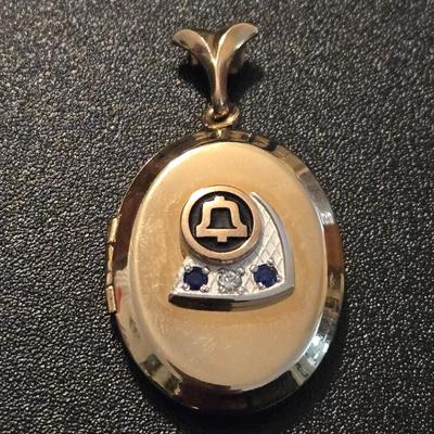 (2) Vintage Bell Telephone 1/20 12kt. Gold Pendants