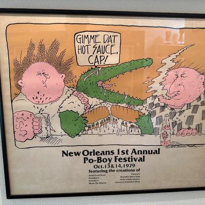 Bunny Mathew’s New Orleans Po-Boy Festival Print
