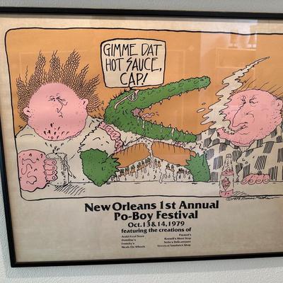 Bunny Mathew’s New Orleans Po-Boy Festival Print